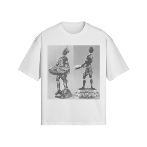 Emerald Indian in B&W Tee